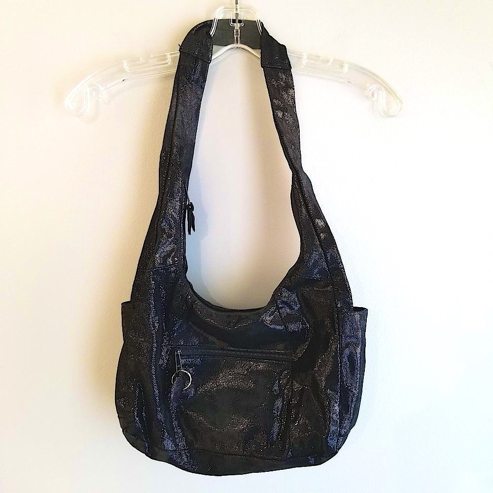 OHH! ASHLEY Vintage Black Leather Purse